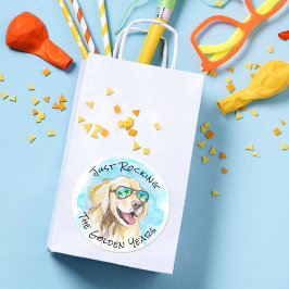 黄金期のプンおもしろい退職 ラウンドシール