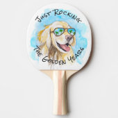 黄金期のプンおもしろい退職 卓球ラケット (正面)