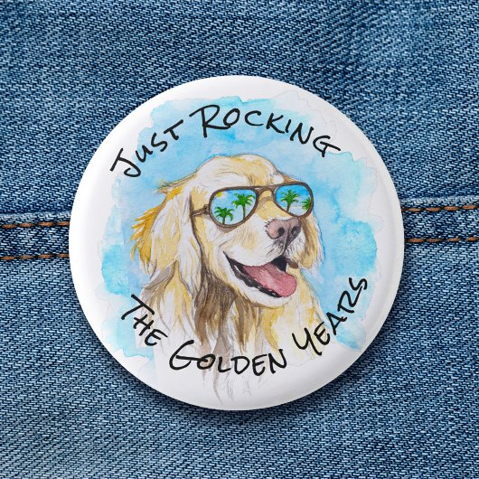 黄金期のプンおもしろい退職 缶バッジ