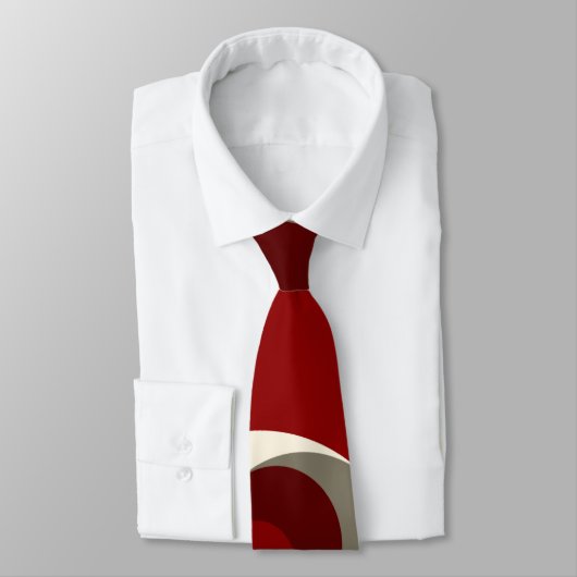 黄金比円（赤） ネクタイ (タイ)