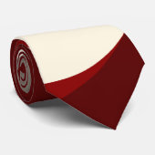 黄金比円（赤） ネクタイ (ロール)
