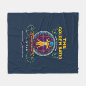 黄金比 フリースブランケット (正面(横))