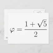 黄金比 ポストカード (正面/裏面)
