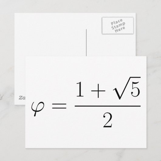 黄金比 ポストカード (正面/裏面)