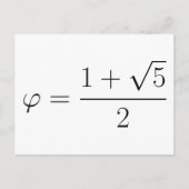 黄金比 ポストカード (正面)