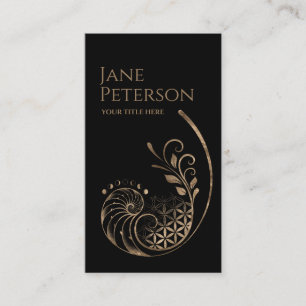 黄金比 – 生命の花 – 聖幾何学 名刺