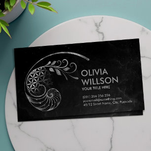 黄金比 – 生命の花 – 聖幾何学 名刺