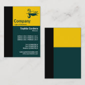 黄金比(縦) 01 名刺 (正面/裏面)