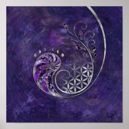 黄金比 – 聖幾何学オーナメント ポスター