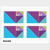 黄金比 長方形シール (シート)