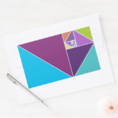 黄金比 長方形シール (封筒)