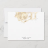 黄金沿岸モノグラエレガントム ノートカード (正面)