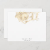 黄金沿岸モノグラエレガントム ノートカード (正面/裏面)