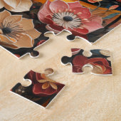 黄金渓谷の花：夢のような自然アート ジグソーパズル (側面)