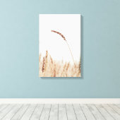 黄金独身のの小麦の頭光 キャンバスプリント (インサイチュ (ウッドフロア))