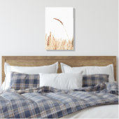 黄金独身のの小麦の頭光 キャンバスプリント (インサイチュ (寝室))