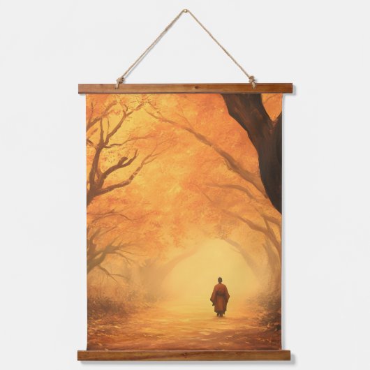 黄金秋禅路 吊り下げ型タペストリー (正面)