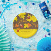 黄金秋 ペーパープレート (パーティー)