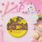 黄金秋 ペーパープレート (パーティー)