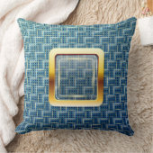 黄金窓化粧枕 クッション (ブランケット)