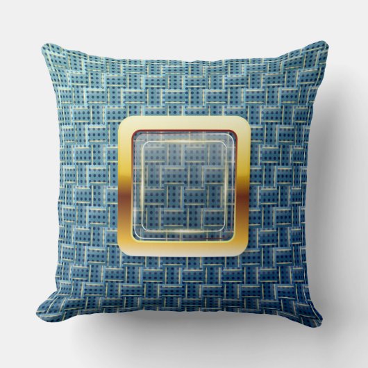 黄金窓化粧枕 クッション (正面)