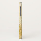 *~*黄金箔黒ダイヤモンド枠モノグラム Case-Mate iPhoneケース (裏面/左)