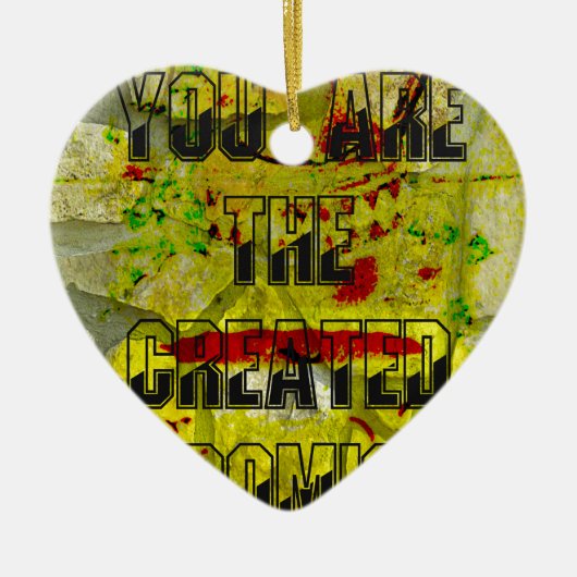 黄金約束:運命の黄金文字 セラミックオーナメント (正面)