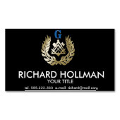 黄金組積造の記号 マグネット名刺 (正面)