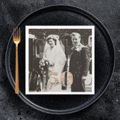 黄金結婚の記念日その後50年 スタンダードカクテルナプキン