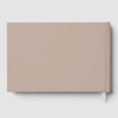 黄金結婚箔 ゲストブック (裏面)