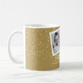 黄金結婚記念日の子供時代の写真 コーヒーマグカップ (左)