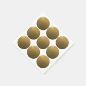 黄金結婚記念日 スタンダードカクテルナプキン (角)