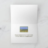 黄金結婚記念日/フォトビッグアイランド州 カード (内部)