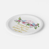 黄金結婚記念日 ペーパープレート (アングル)