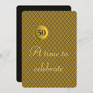 黄金結婚記念日 招待状