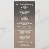 黄金絵を描のメイソンjar赤い花 プログラム (裏面)