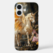 黄金翼ペガサスUnicornギリシャ神話アート Case-Mate iPhoneケース (裏面)