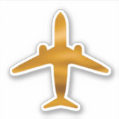 黄金航空機 シール (正面)