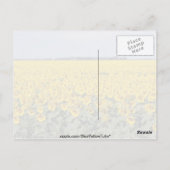 黄金色のひまわり畑、マニトバ花 ポストカード (裏面)