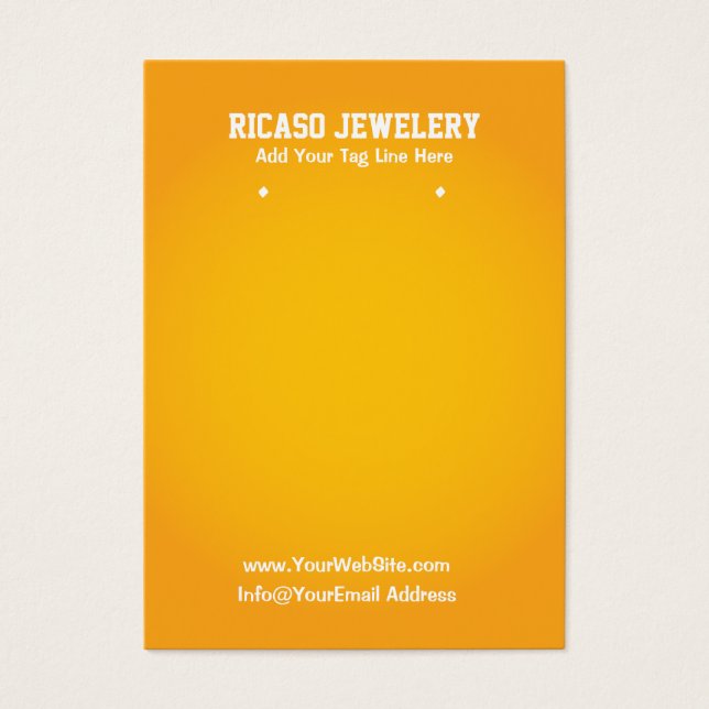 黄金色のイヤリングの背景 (正面)