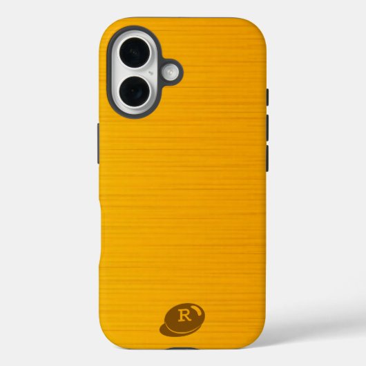 黄金色のテクスチャ Case-Mate iPhoneケース (裏面)
