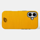 黄金色のテクスチャ Case-Mate iPhoneケース (裏面 (横))