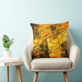 黄金色の丸い形状、光沢のある非常に金ゴールド? クッション (椅子)