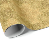 黄金色の太陽の明るいパターン ラッピングペーパー (ロールコーナー)