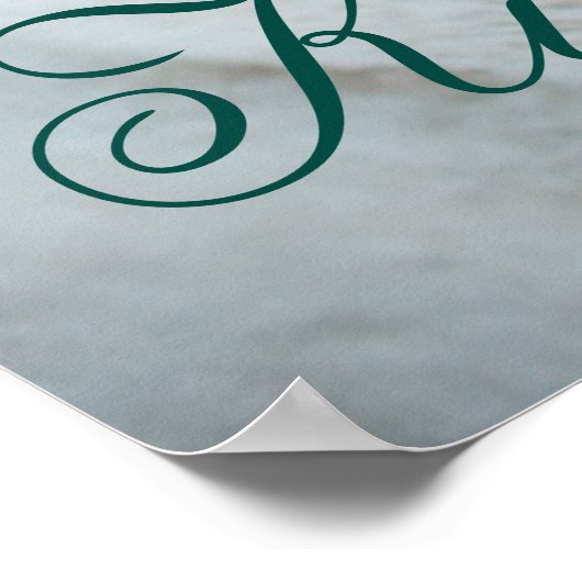 黄金色の子猫が横たわっている ポスター (角)