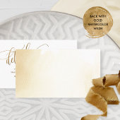 黄金色の水の色の結婚詳細/ウェブサイト エンクロージャーカード