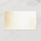 黄金色の水の色の結婚詳細/ウェブサイト エンクロージャーカード (裏面)