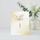 黄金色の水の色モダン、表の番号 (スタンド正面)