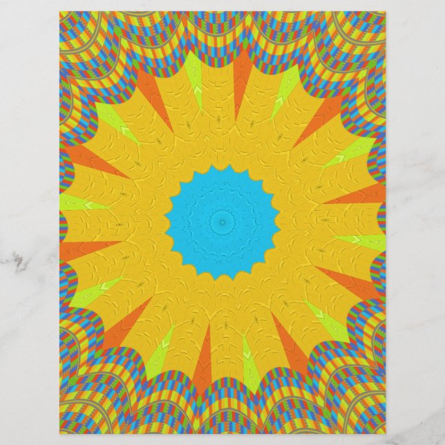 黄金色の油絵アフリカ伝統的美術 (正面)