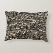 黄金色の炎の花 アクセントクッション (裏面)